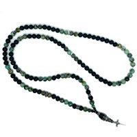 Collar Madame Black in Plata Turchese africano TESC RE PUGNALE - TESC RE PUGNALE